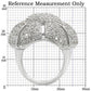 0W349 - Rhodium Brass Ring with AAA Grade CZ  in Clear-1