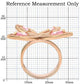 0W381 - Rose Gold Brass Ring with AAA Grade CZ  in Rose-1