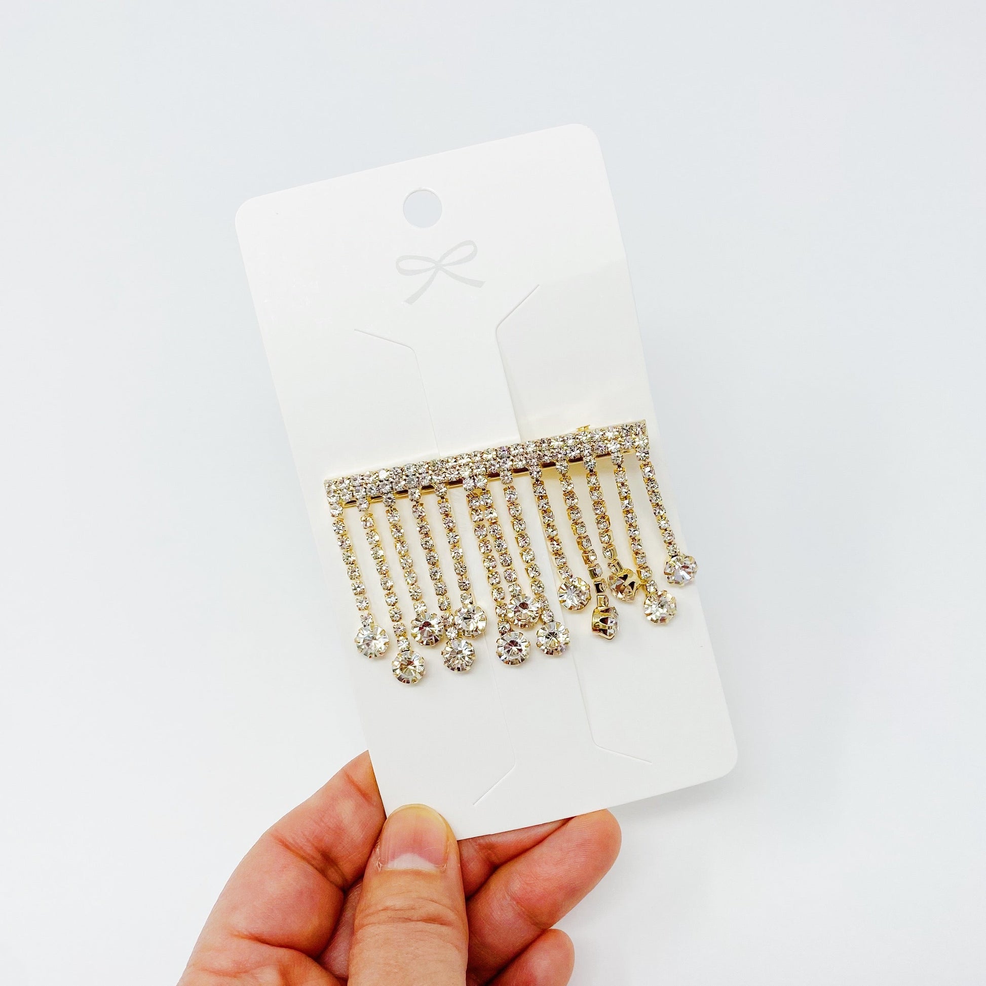 Sparkling Cascade Hair Clip-4