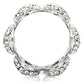 1W032 - Rhodium Brass Ring with Top Grade Crystal  in Clear-3