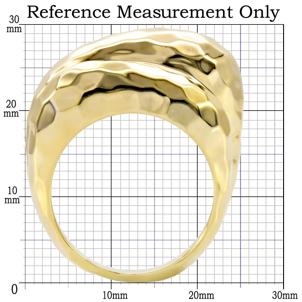 1W036 - Gold Brass Ring with No Stone-1
