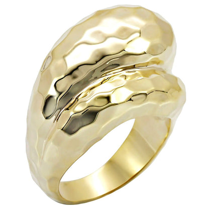 1W036 - Gold Brass Ring with No Stone-0