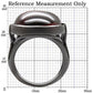 1W100 - Ruthenium Brass Ring with AAA Grade CZ  in Garnet-1