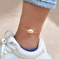 Barefoot Sandals Ankle Boho Chic Chain Beads Shell Anklet Bracelet Beach Jewelry-0