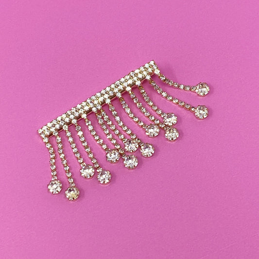 Sparkling Cascade Hair Clip-0