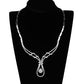 3W1095 - Rhodium Brass Jewelry Sets with AAA Grade CZ  in Clear-3