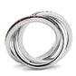 3W1333 - Rhodium Brass Ring with Synthetic Synthetic Glass in Siam-2