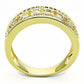 3W1459 - Gold Brass Ring with AAA Grade CZ  in Clear-2