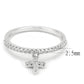 3W1578 - Rhodium Brass Ring with AAA Grade CZ  in Clear-2
