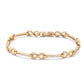 3W1630 - Flash Rose Gold Brass Bracelet with AAA Grade CZ in Clear-0
