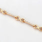 3W1630 - Flash Rose Gold Brass Bracelet with AAA Grade CZ in Clear-3
