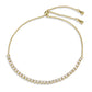 3W1644 - Gold Brass Bracelet with AAA Grade CZ in Clear-3