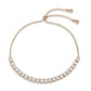 3W1651 - Rose Gold Brass Bracelet with AAA Grade CZ in Clear-3
