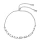 3W1655 - Rhodium Brass Bracelet with AAA Grade CZ in Clear-3