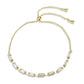 3W1656 - Gold Brass Bracelet with AAA Grade CZ in Clear-3
