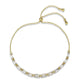 3W1662 - Gold Brass Bracelet with AAA Grade CZ in Clear-3