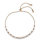 3W1663 - Rose Gold Brass Bracelet with AAA Grade CZ in Clear-3