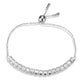 3W1670 - Rhodium Brass Bracelet with AAA Grade CZ in Clear-3