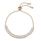 3W1678 - Rose Gold Brass Bracelet with AAA Grade CZ in Clear-3