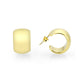 3W1740G - Flash Gold Brass Earring with NoStone in No Stone-0