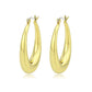 3W1749G - Flash Gold Brass Earring with NoStone in No Stone-0