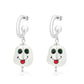 3W1757 - Imitation Rhodium Brass Earring with Synthetic in MultiColor-2