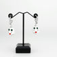 3W1757 - Imitation Rhodium Brass Earring with Synthetic in MultiColor-1