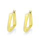 3W1759G - Flash Gold Brass Earring with NoStone in No Stone-2