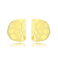 3W1760G - Flash Gold Brass Earring with NoStone in No Stone-2
