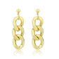 3W1762G - Flash Gold Brass Earring with NoStone in No Stone-0