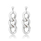 3W1762 - Imitation Rhodium Brass Earring with NoStone in No Stone-0