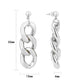 3W1762 - Imitation Rhodium Brass Earring with NoStone in No Stone-2