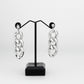 3W1762 - Imitation Rhodium Brass Earring with NoStone in No Stone-1
