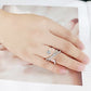 3W1766 - Imitation Rhodium Brass Ring with AAA Grade CZ in Clear-3