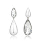 3W1767 - Imitation Rhodium Brass Earring with Top Grade Crystal in Clear-2