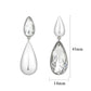3W1767 - Imitation Rhodium Brass Earring with Top Grade Crystal in Clear-0