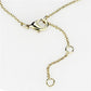 3W459 - Gold+Rhodium Brass Necklace with AAA Grade CZ  in Clear-2