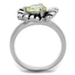 3W598 - Rhodium Brass Ring with AAA Grade CZ  in Citrine Yellow-2