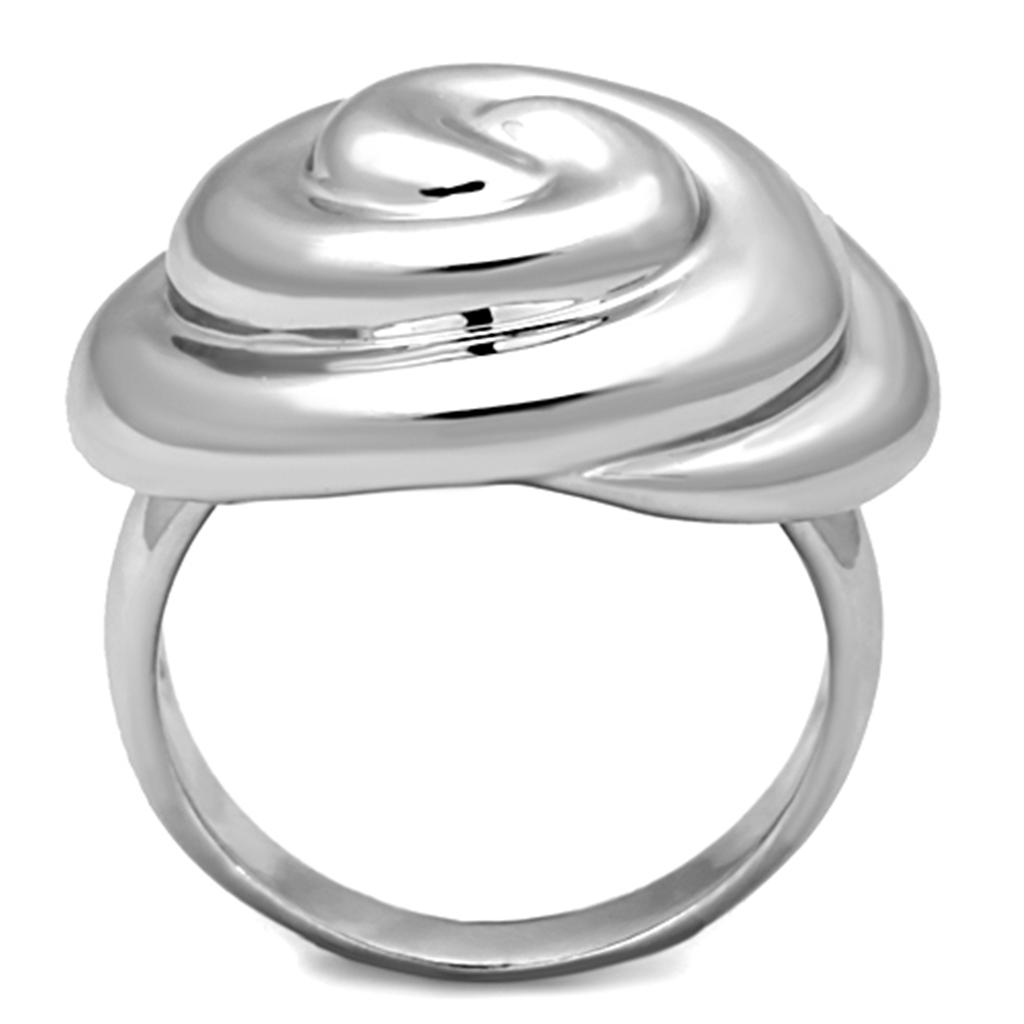 3W723 - Rhodium Brass Ring with No Stone-2