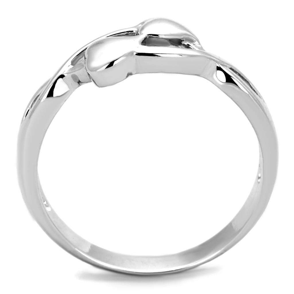 3W859 - Rhodium Brass Ring with No Stone-2