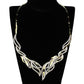 3W941 - Gold+Rhodium Brass Jewelry Sets with AAA Grade CZ  in Clear-3