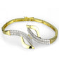 3W942 - Gold+Rhodium Brass Jewelry Sets with AAA Grade CZ  in Clear-2