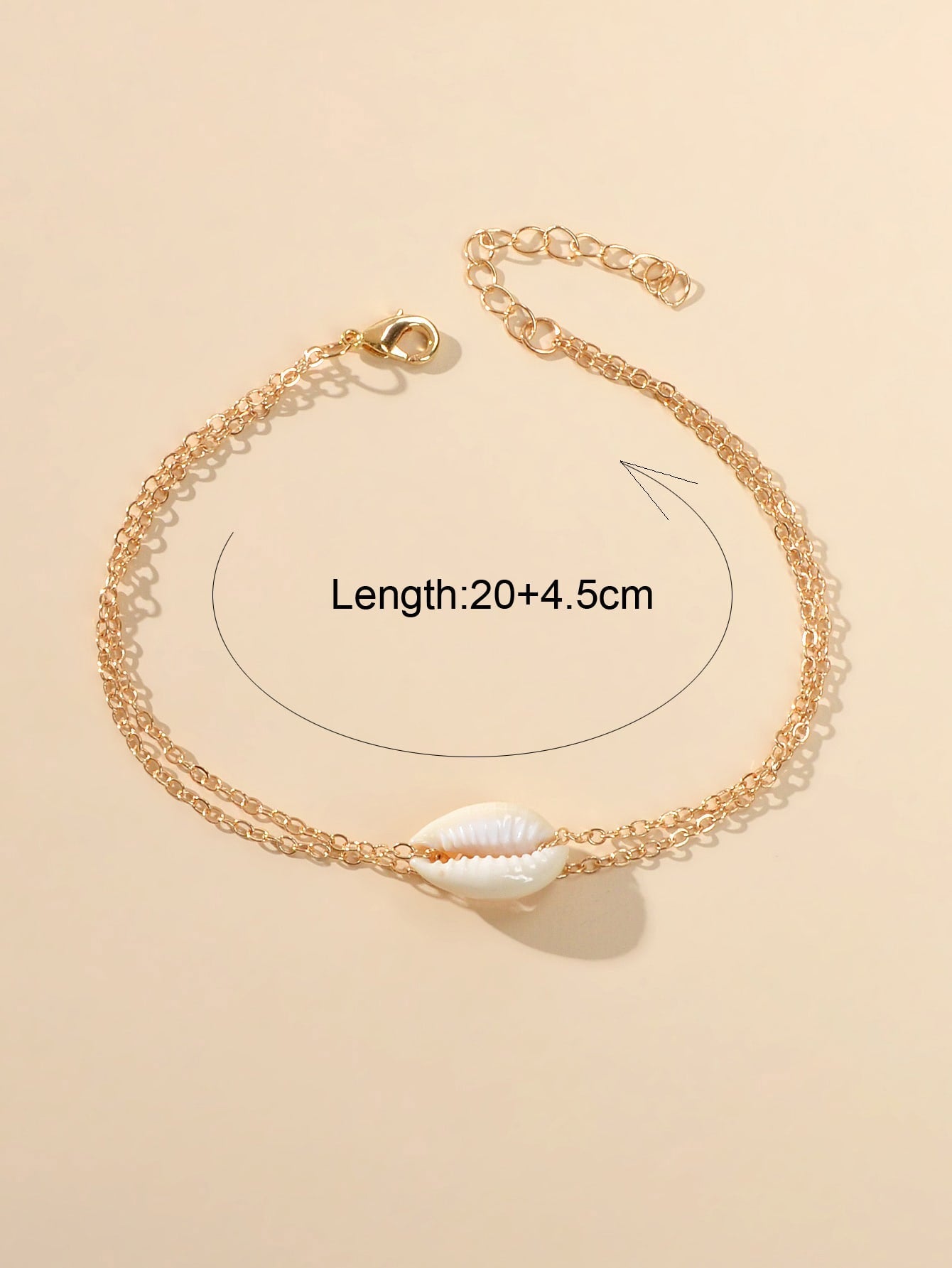 Barefoot Sandals Ankle Boho Chic Chain Beads Shell Anklet Bracelet Beach Jewelry-1