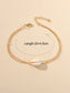 Barefoot Sandals Ankle Boho Chic Chain Beads Shell Anklet Bracelet Beach Jewelry-1