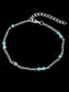 1 pc Barefoot Sandals Ankle Boho Chic Chain Turquoise Anklet Bracelets Jewellery-1