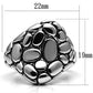 3W047 - Rhodium Brass Ring with No Stone-1
