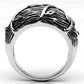 3W064 - Rhodium Brass Ring with No Stone-2