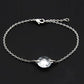 3W066 - Rhodium Brass Bracelet with AAA Grade CZ  in Clear-2