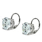 3W090 - Rhodium Brass Earrings with AAA Grade CZ  in Clear-1