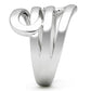 3W164 - Rhodium Brass Ring with No Stone-3